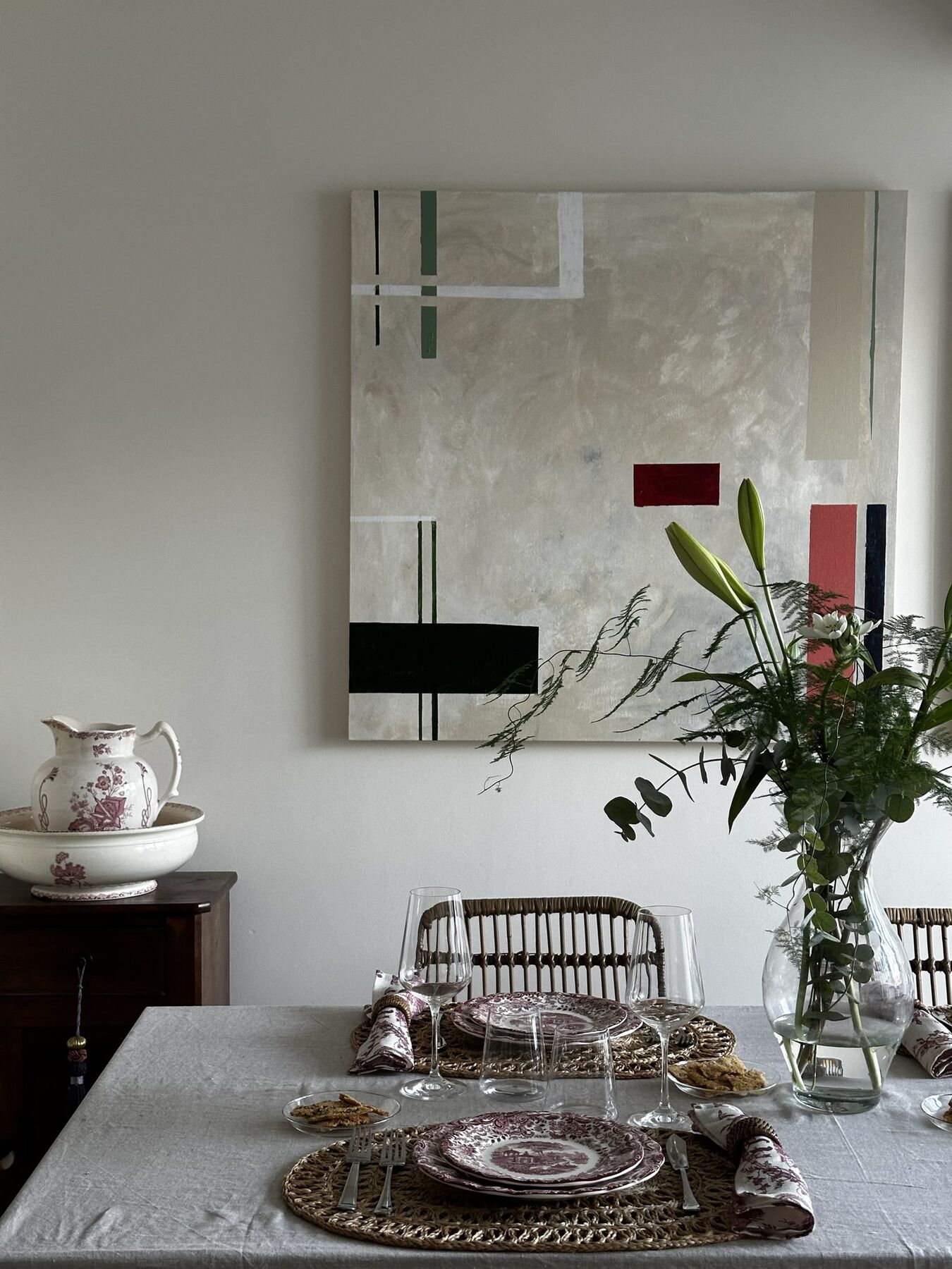 Obra en un comedor de Madrid
